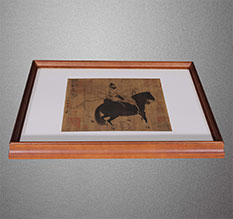 酒泉市书画装裱配框服务案例